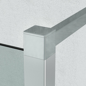 Laikiklis CI TWP į lubas arba į sieną, skirtas Roth Cariba CI TWF dušo sienelei, blizgus 